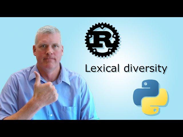 Using PyO3, Rust helps Python to calculate lexical diversity