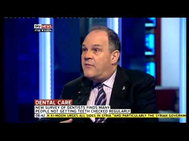 Dr Nigel Carter OBE - Chief Executive of the British Dental Health Foundation on Sky News