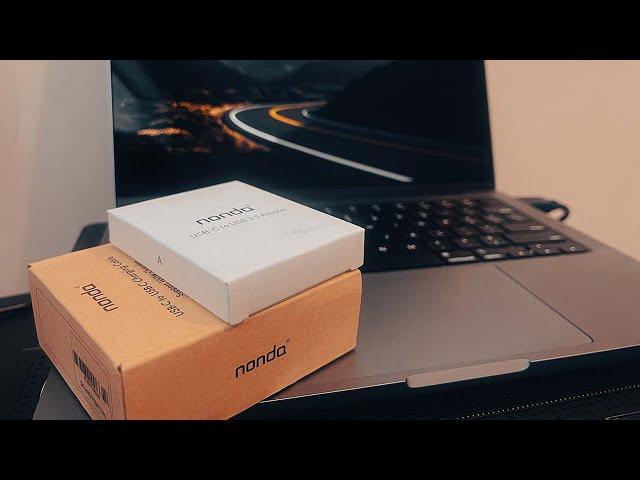 Unboxing Nonda USB-C to USB-C Charging Cable and Adapter for my MacBook Pro 14