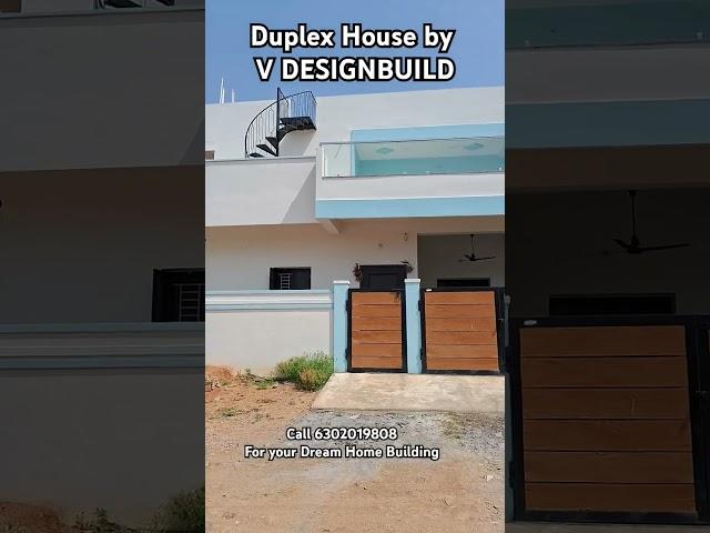 Duplex House plan and Construction By V DESIGNBUILD.  call 6302019808 for your home Construction