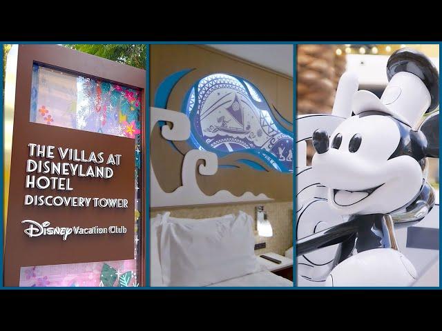 NEW!  ALL the DVC Villas at Disneyland Hotel | Rooms, Pool, and Tower