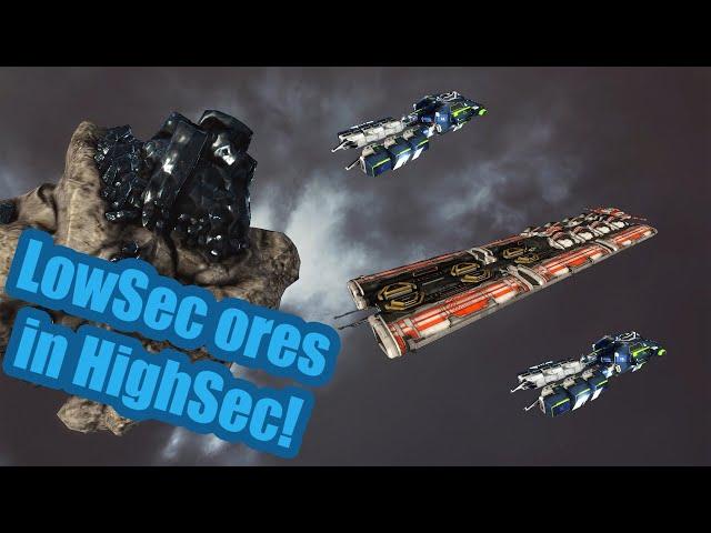 Lowsec ores mining in HIGHSEC on demand | EVE Online