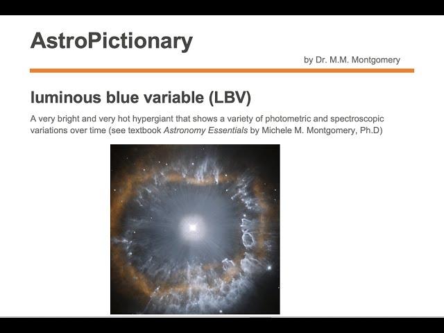 Luminous Blue Variable (LBV)