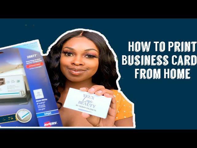 How To Print Business Cards From Home