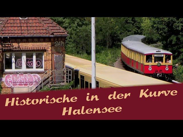 ◄ HISTORISCHE S-BAHN BERLIN ►Halensee - Von Charlottenburg zum Flughafen BER - 11.08.24