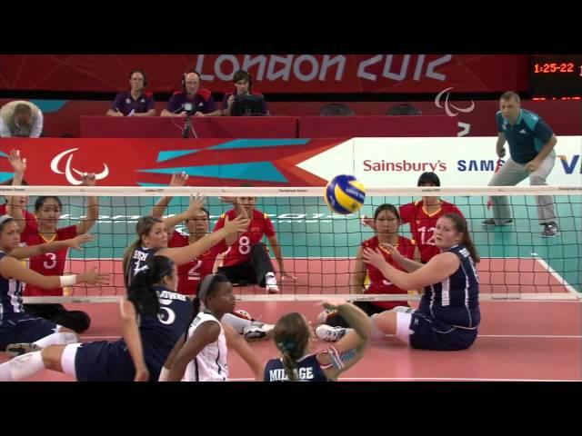 Sitting Volleyball - USA vs CHN - Women's Gold Medal Match - London 2012 Paralympic Games