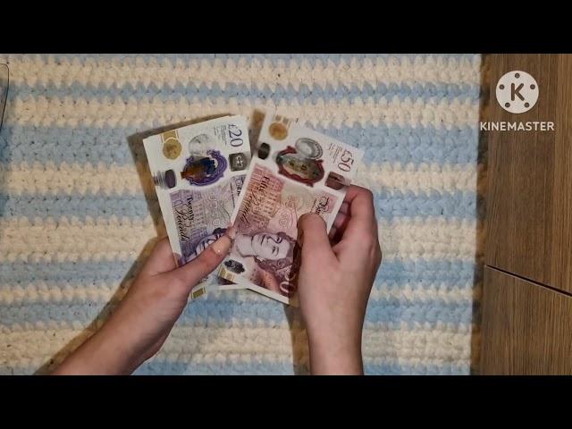 January Rollover UK Cash Stuffing £105 - low income budget | BudgetWithMads