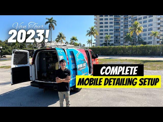 My Mobile Car Detailing Setup (Van Tour) - Detailing Beyond Limits