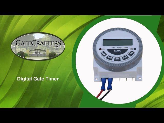 How To Use A Digital Driveway Gate Timer