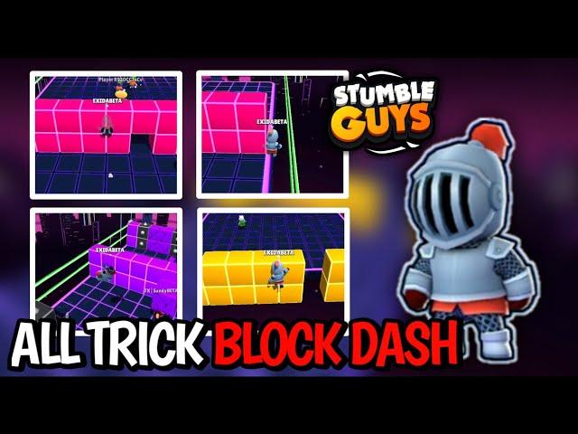 ALL Trick Block Dash In One Match - Stumble Guys