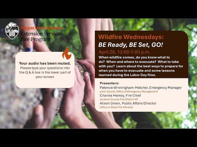 Wildfire Wednesdays: Be Ready, Be Set, Go!
