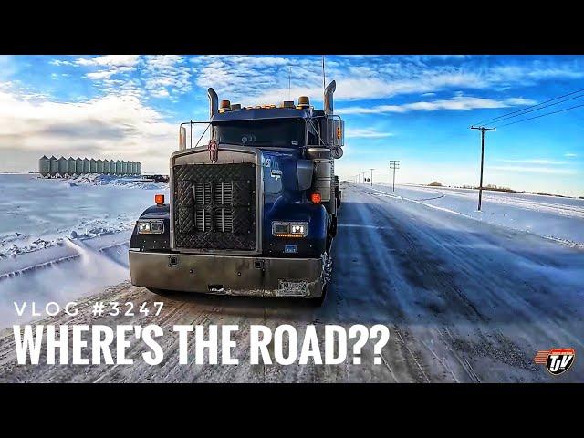 WHERE'S THE ROAD?? | My Trucking Life | Vlog #3247