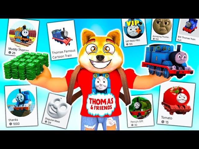 I Spent 5000 Robux On Roblox Thomas Games!