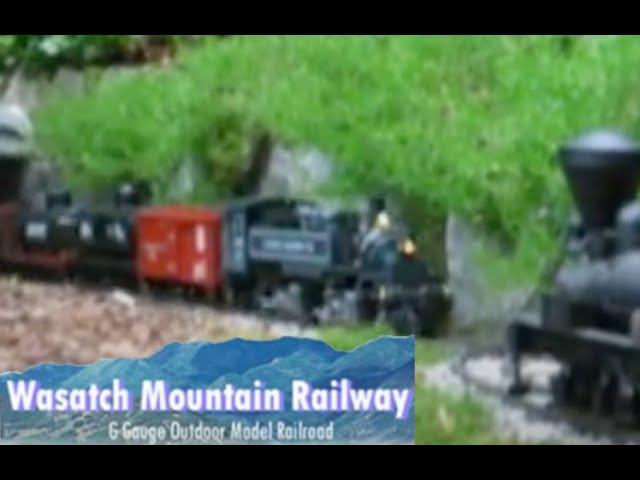 Huge Garden Mountain Railroad TOUR | NorDel Visits Paul Welsh's Wasatch Mountain Railway