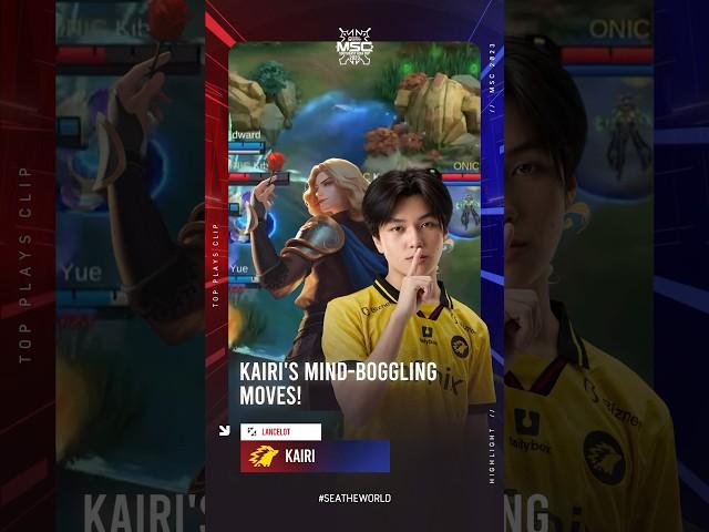 Kairi's Mind-Boggling Moves! #SEATheWorld #MSC2023 #MLBBEsports