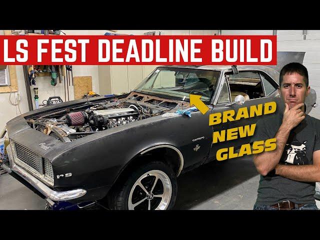 My CHEAP 67 Camaro Gets 2020 ECU With NEW WIRING And GLASS *5 Days From Deadline*