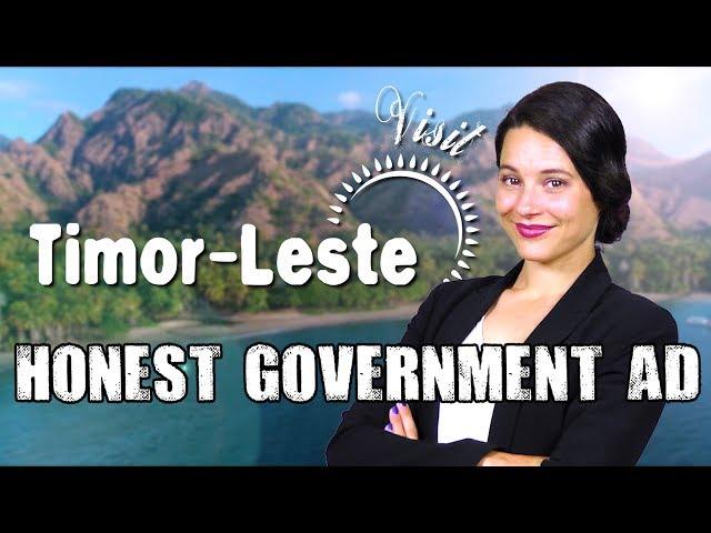 Honest Government Ad | Visit Timor-Leste! 