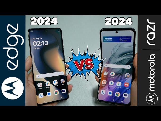 Moto Razr (2024) VS Moto Edge (2024) Full Comparison