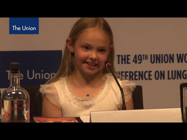 Experience of child TB survivor - press conference highlights