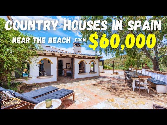 Country HOUSES with LAND in Southern SPAIN Under €80K | Sea Views & Near the Beach!