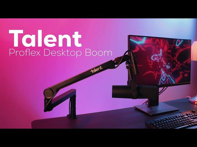 Talent Proflex Desktop Microphone Boom Stand  | Modular Design for Custom Setups