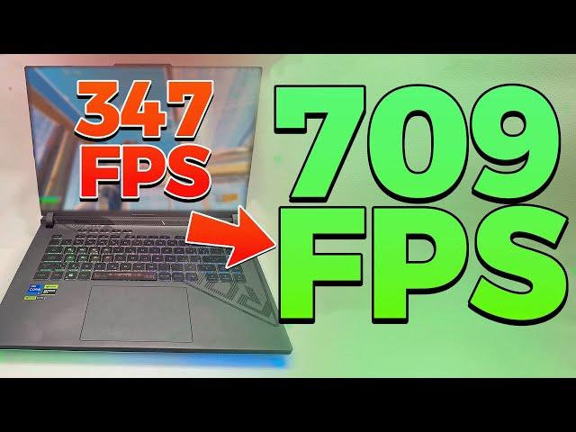 How I DOUBLED my Laptop's FPS on Fortnite… 