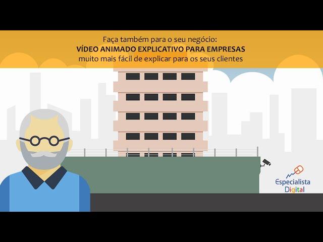 Vídeo Institucional em Desenho Animado para Serviços neste caso SEGURANÇA