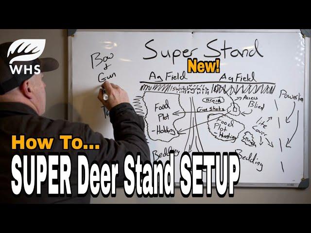 Super Deer Hunting Stand Setup