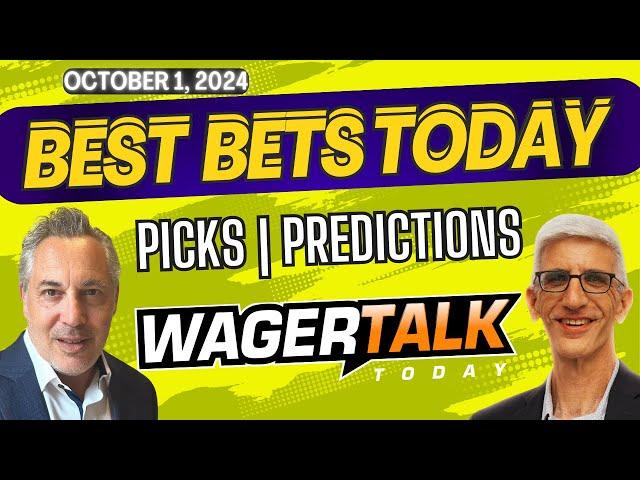 Free Best Bets and Expert Sports Picks | WagerTalk Today | MLB Playoffs Picks | NHL & NFL | 10/1/24