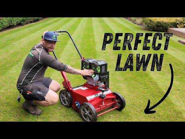 How To Fix An UGLY Lawn With These Renovation Steps | Ego Battery Powered Camon ES42 & EA25