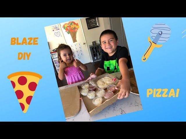 Noah Makes Blaze DIY Pizza!