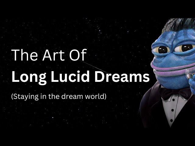 How To Stay Inside A Lucid Dream (Stop Waking Up)