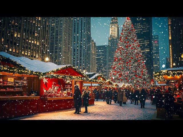 Beautiful Snowy Christmas Ambience Instrumental Christmas Music  Christmas Ambience 2025