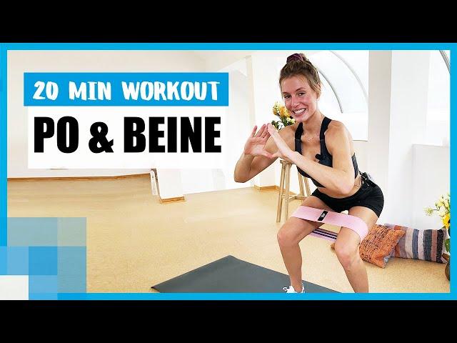 20 MIN Resistance Band Workout für Po und Beine  ️| mit LeaLight