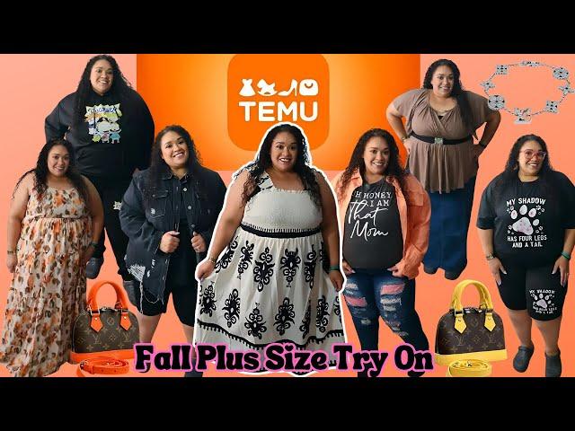 Temu Haul 2024|Temu Plus Size Clothing Haul|Temu Plus Size Fall 2024|Temu Finds|Tasha StJames