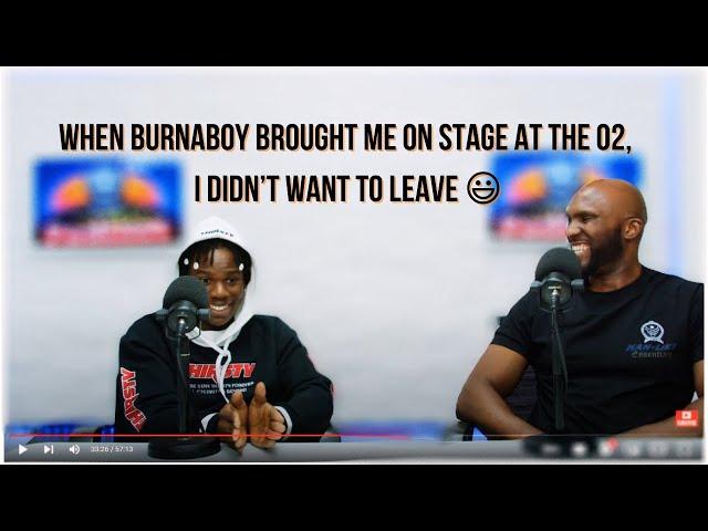 REMA  “  When Burnaboy brought me on stage at the O2 , I didn’t want to leave “ EP 70