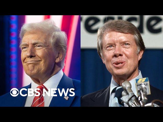 President-elect Trump reacts to former President Jimmy Carter's death