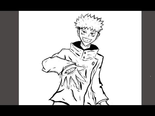 Speed Drawing- ITADORI YUJI | Jujutsu Kaisen