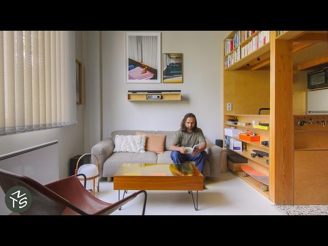 NEVER TOO SMALL: Interior Designer’s Custom Built Plywood Apartment, Paris 32sqm/344sqft