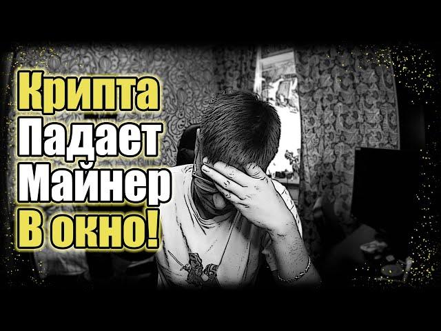 Криптовалюты падают | Майнеры выходят в окно | Паника у хомяков