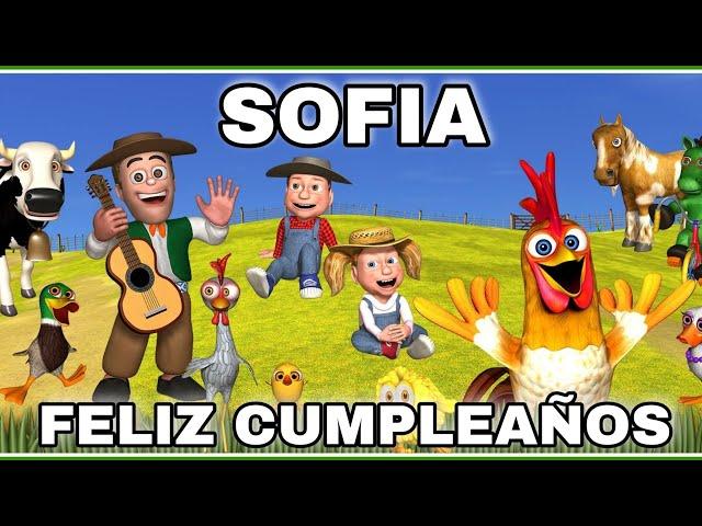 Feliz cumpleaños SOFIA con la GRANJA DE ZENON - Diviertete cantando y bailando