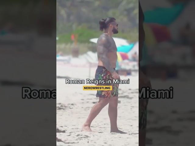 Roman Reigns in Miami  Roman Reigns with Family #mrmonsterreels #shorts #romanreigns