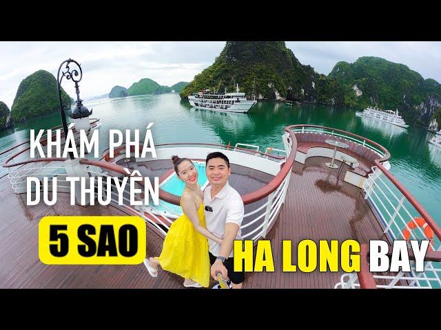 Khám phá Vịnh Hạ Long trên du thuyền ngủ đêm 5 sao  - Du lịch Hạ Long hè 2022