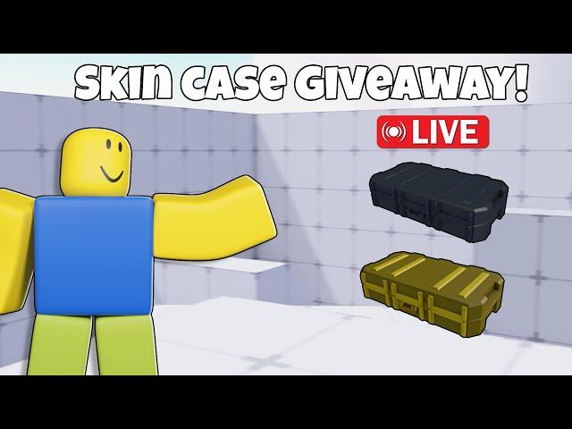  Roblox Rivals LIVE (1v1s and skin case giveaway)