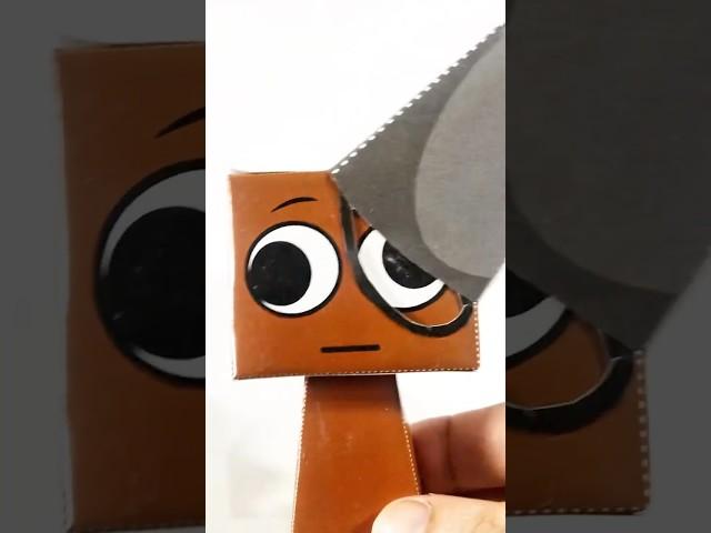 Brud phase 1 & 2 #sprunki #papercraft #shortsvideo