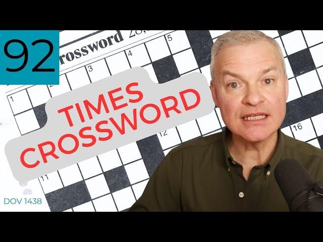 Inside the Mind of a Crossword Solver: Solving the Times Cryptic Puzzle