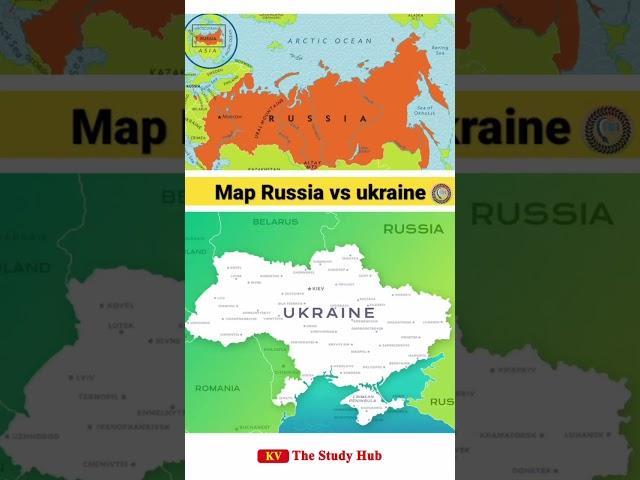 Russia vs Ukraine Map #russia #ukraine #map #russiaukraineconflict #youtube #500subs