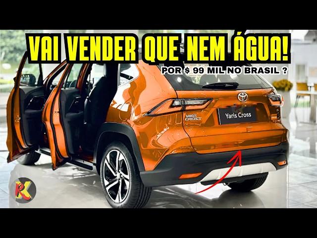 NOVO YARIS CROSS 2025 BRASILEIRO: O SUV HÍBRIDO BARATO E FLEX!