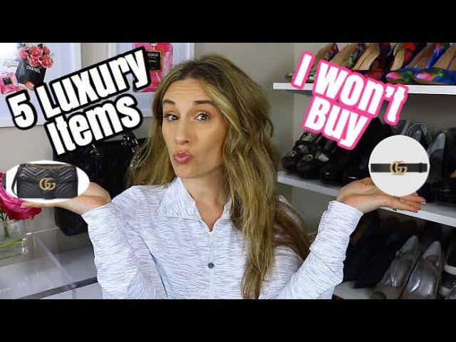 5 LUXURY ITEMS I WON’T BUY