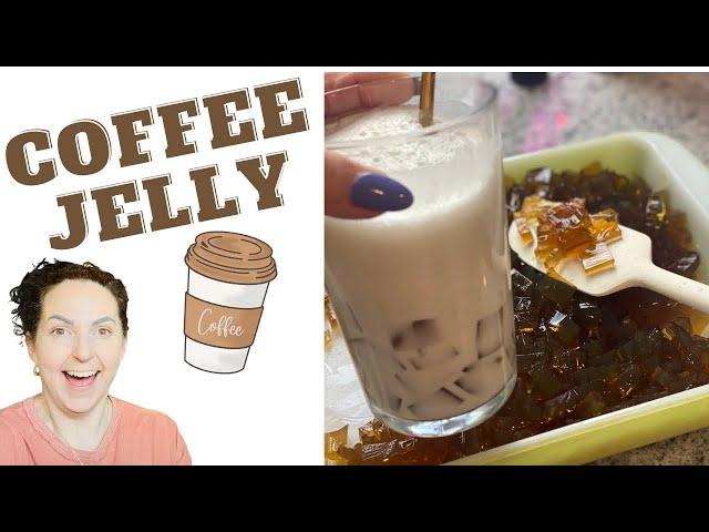 How to make COFFEE JELLY !!